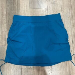 NWOT Columbia Teal Skort Skirt Drawstring Size L